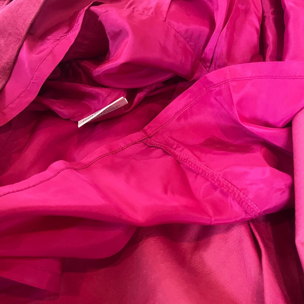 Vintage 90’s Danier Pink Suede Leather Lined Skirt Blazer Set Cowgirl Size 8 - Picture 8 of 15